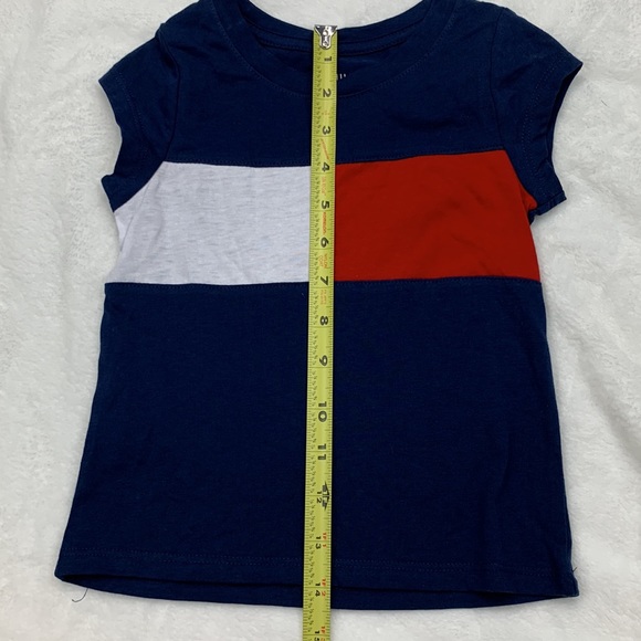 Tommy Hilfiger Toddler Girls Logo Flag T-Shirt Size 4T - Picture 4 of 6